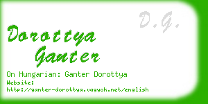 dorottya ganter business card